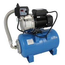 Zehnder Hauswasserwerk mit Membranbehälter Stahl 20l und digitaler Druckschalter
