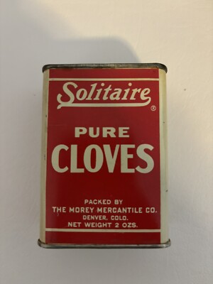 Solitaire Pure Cloves Tin 2oz. Morey Mercantile, Co.