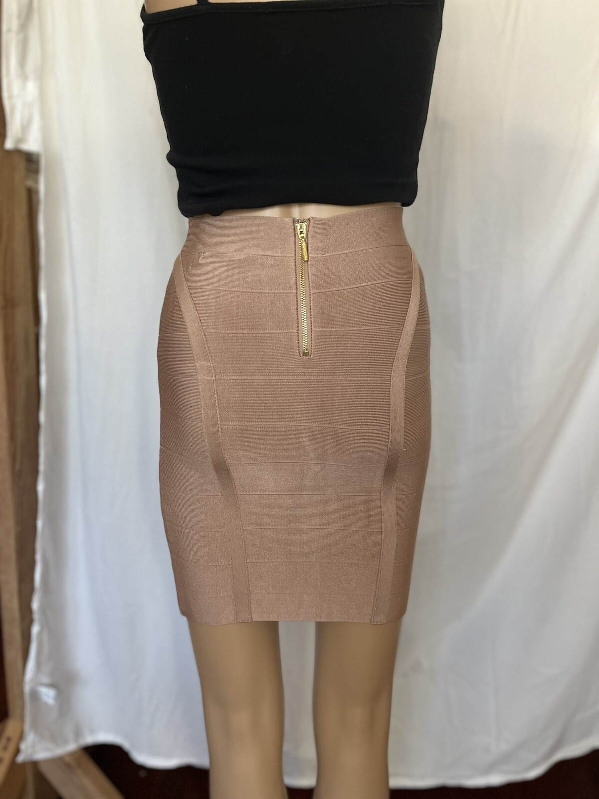 Vintage Guess bandage skirt blush pink size XS Y2K Gem