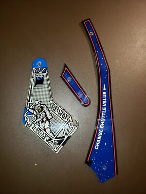 Williams SPACE SHUTTLE Pinball Plastics (3 Pieces)