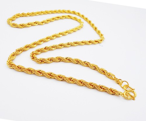5 MM Men's Rope Chain 22K 24K Thai Baht 