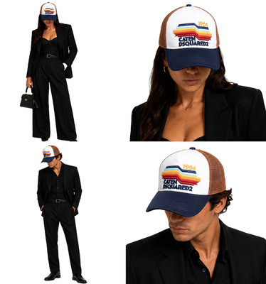 Dsquared2 Trucker Mesh Baseballcap Basecap Cap Icon Mütze Basebalkappe Unisex