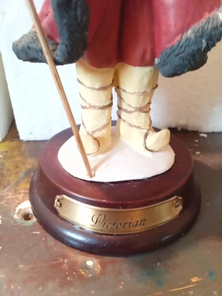 1980's Duncan Royale "Victorian" History of Santa Claus Series Figurine  - Image 2 of 4