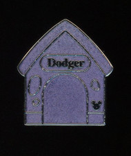 Disney Parks Dog House Hidden Mickey Oliver and Company Dodger Chaser Pin