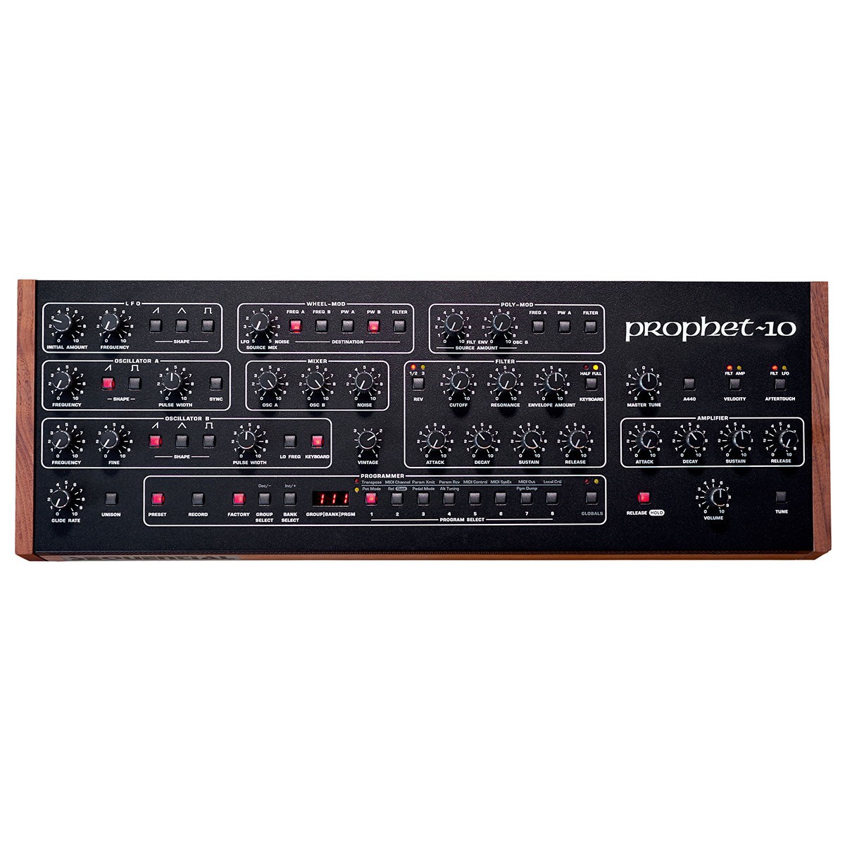 Десятиголосный настольный модульный синтезатор Sequential Prophet-10 (демонстрационная версия)