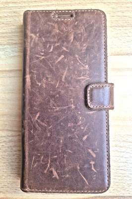 SURAZO Premium Handyhülle für Samsung S9+  |  ECHT LEDER  Typ  ''Crazy Horse''