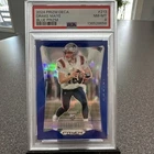 2024 Panini Prizm Deca - Drake Maye #213 Blue Prizm /149 (RC)