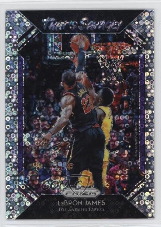 2018-19 Panini Prizm That's Savage! Fast Break Prizm LeBron James #2 15t4