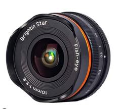 Brightin Star 10mm f/5.6 APS-C Lens for Z Mount Fisheye Lens