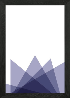 Farbverlauf Abstrakt Gerahmtes Wandbild Poster Leinwanddruck Bild