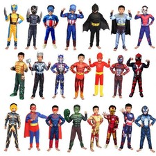 UK Avengers Endgame Boys Fancy Dress Marvel1 Comics Superhero Children Costumes