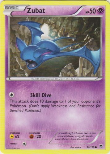 Zubat - 31/119 - Common - Moderately Played