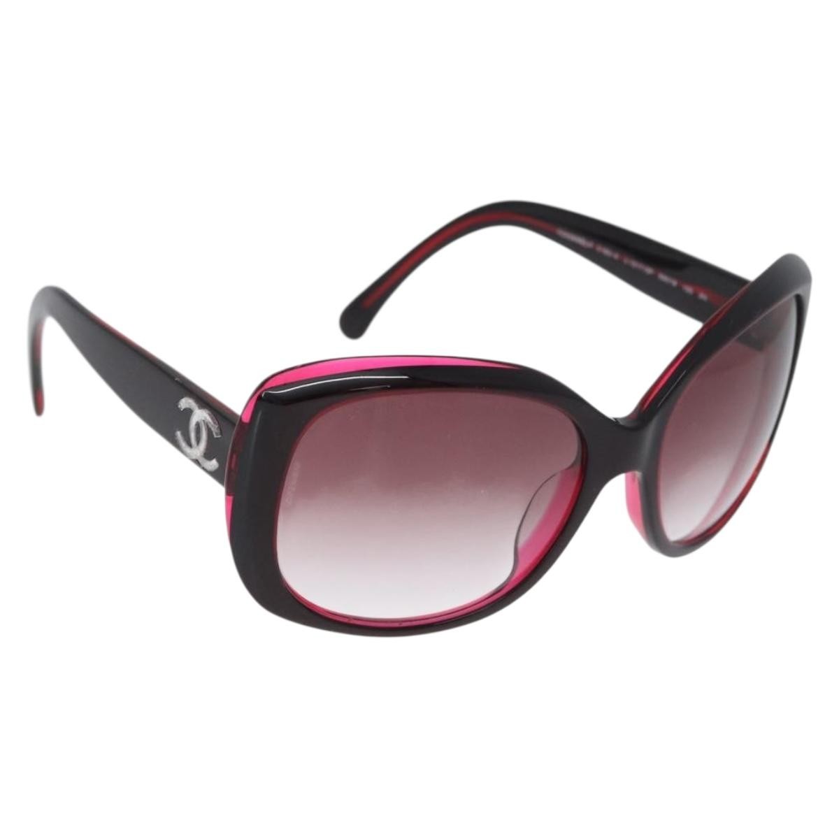 小物 CHANEL sunglasses coco mark archive CHANEL COCO Mark Sunglasses plastic Red 5183-A CC Auth BA11304 | eBay