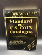 Scott Standard 1979 US Coin Catalogue Book Booklet Guide Mint Records USA Vtg