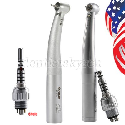 KAV Style SANDENT LED Fiber Optic Handpiece E-generator Turbine 4Hole Coupler