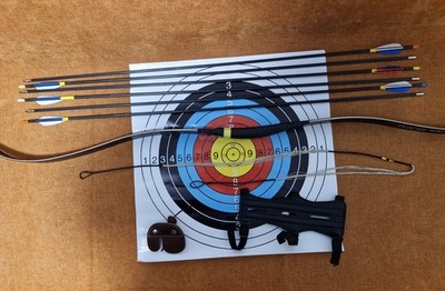 SKB Sami CK Recurvebogen 50 Zoll 45 lbs Ready-to-Shoot Beidhändig Schwarz