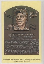 National Baseball Hall of Fame and Museum Postcards Scenic Art Hank Aaron 0ls