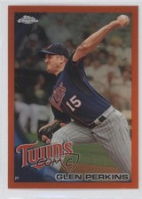 2010 Topps Chrome Orange Refractor Glen Perkins #168 0e1