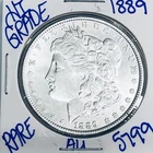 1889 MORGAN SILVER DOLLAR AUTHENTIC HI GRADE U.S. MINT COIN FREE SHIPPING 5799