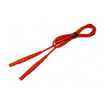 1.2m cable red zak. WAPRZ1X2REBB Banana Plug