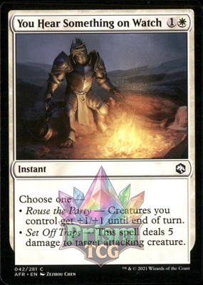 You Hear Something on Watch AFR-42 Common The List MTG