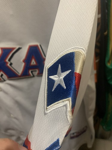 Maillot Josh Hamilton Texas Rangers 52 patch cousu haute qualité majestueux - Photo 5/5