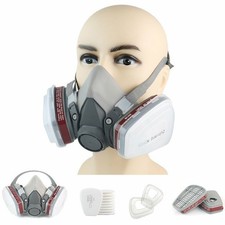 6200 Gas Mask Spray Painting Polishing Decoration Anti Dust Polishing Mask 17PCS