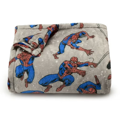The Big One Marvel Spider-Man Super Hero Plush Fleece Throw Blanket 5x6 ft