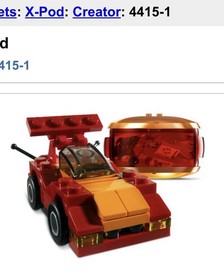 LEGO X-Pod Creator Collection 4415 4416 4417 4418 Auto Robo Aero Dino Pods - NEW