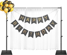 Backdrop Stand Heavy Duty 6.5X10Ft Adjustable Pipe and Drape Stand