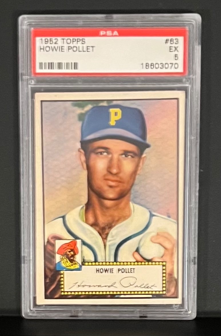 1952 Topps Howie Pollet #63 PSA5