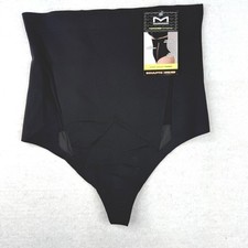 Maidenform XL Shapewear Sculpting High Waist Thong Black Extra Firm Control