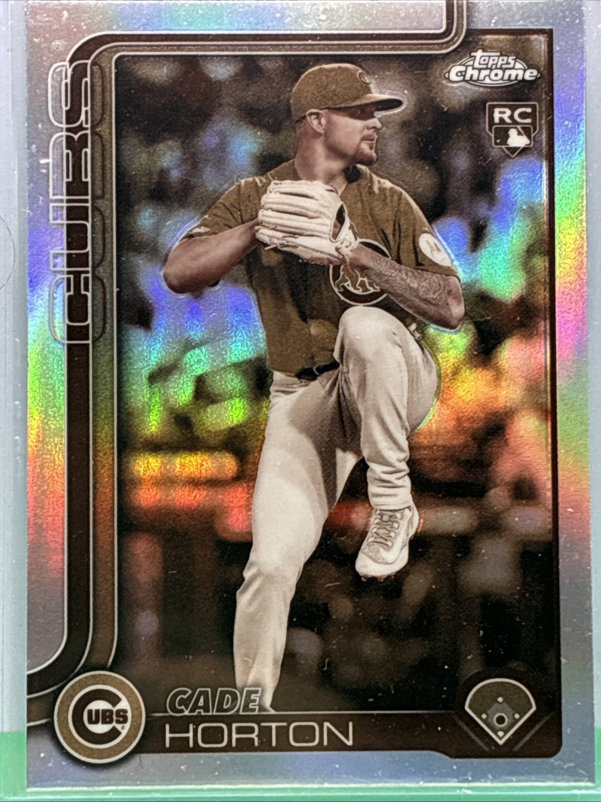 2025 Topps Chrome Update Series - Cade Horton #USC63 Sepia Refractor (RC)