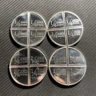 1oz Silver Divisible Rounds Lot X4