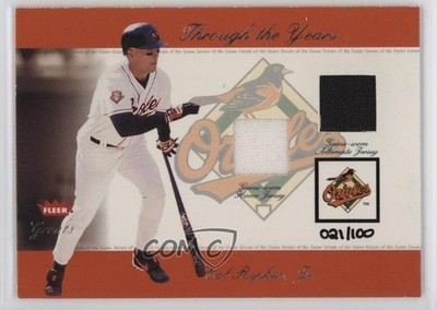 2002 Greats Through the Years Memorabilia Level 2 Cal Ripken Jr (Batting) 0b9q
