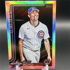 2025 Topps Update Series All-Star Game Rainbow Foil Matt Boyd Cubs ASG-37