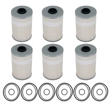 6 pack Fuel Filter for Cummins International Kenworth Volv-O PF7621 PF7680