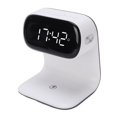 Digital Alarm Clock With Wireless Fast Charging Station 15W Touch Smart Lamp SET