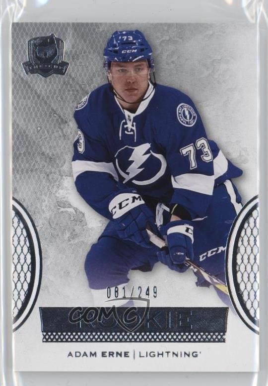 2016-17 Upper Deck The Cup Rookie 81/249 Adam Erne #187 Rookie RC 0f7x