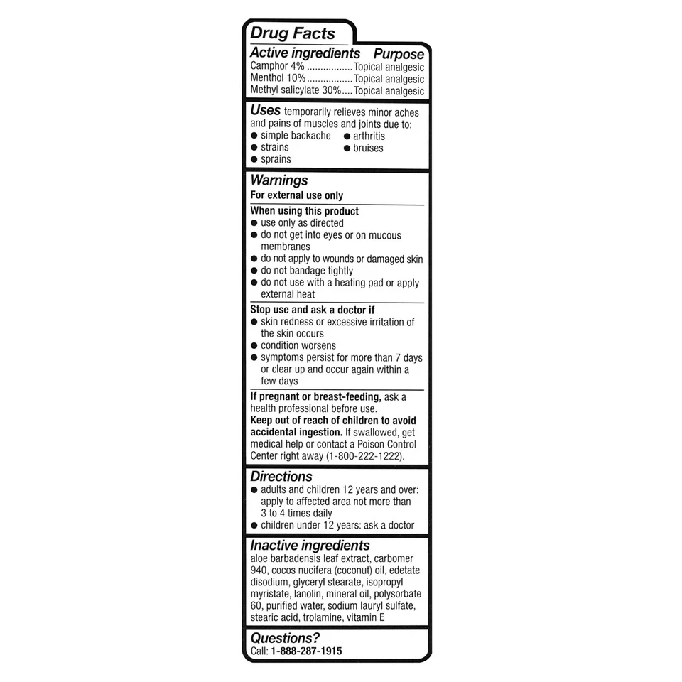 2 Packs Equate Ultra Strength Pain Relief Cream, 4 Oz - Image 3 of 4