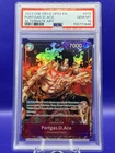 One Piece Portgas D Ace OP02-013 Paramount War Foil Alt Art PSA 10