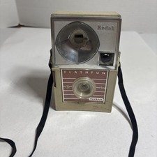 Kodak Hawkeye Flashfun Vintage Camera Tested Shutter Works / Winder Works