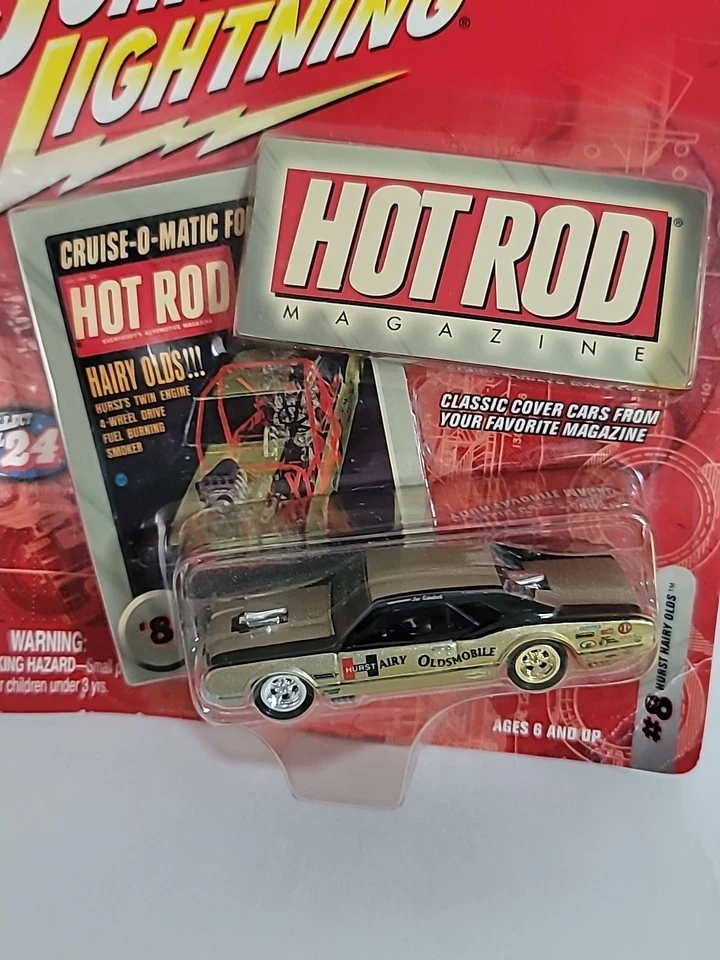 "Gentlemen Joe" Schubeck's Hurst Hairy Olds Johnny Lightning Hot Rod Magazine #8 - Image 3 of 4