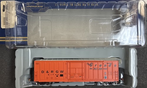 Coche de caja Genesis escala HO ATHG69092 50’ PC&F D&RGW #61744  | Condition: New