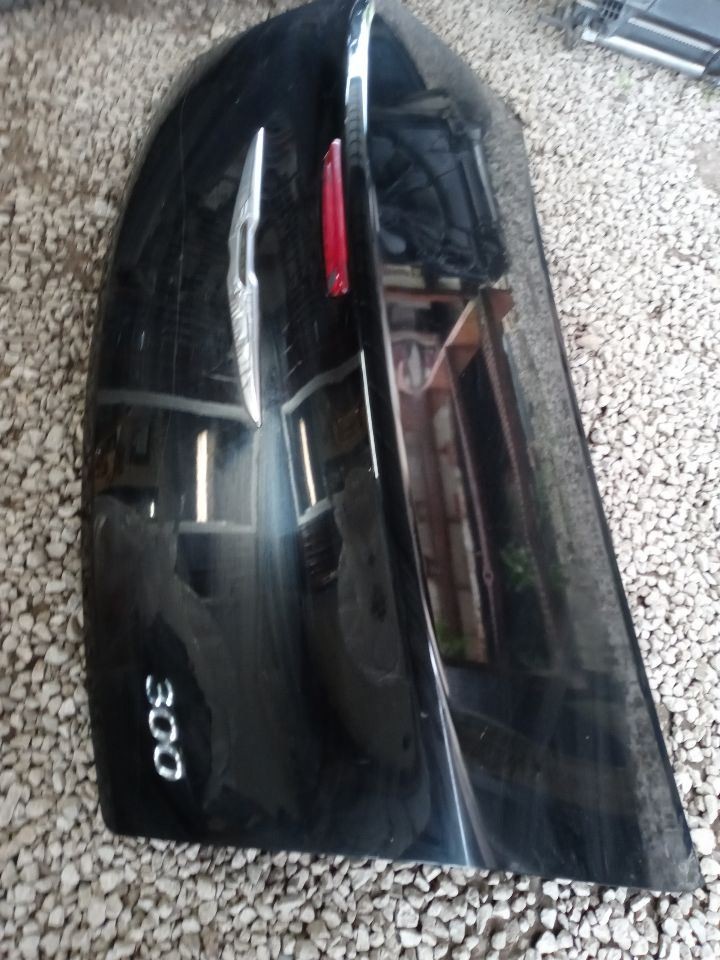 2011-2014 Chrysler 300 Black Rear Trunk Lid Cover Panel w/o Camera OEM Tested 