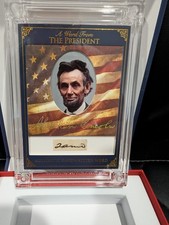2025 A Word From POTUS Handwritten Word Abraham Lincoln