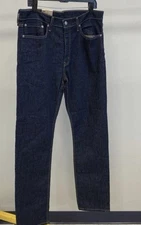 NWT Levi"s Strauss And Company Dark Blue Denim Slim Straight Fit Jeans Sz 34x34
