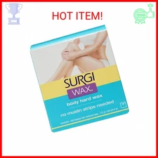 Surgi-wax Microwave Hair Removal Hard Wax for Body, 4 oz