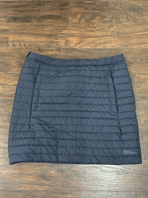 Jack Wolfskin Iceguard Ski Skirt Navy Blue Puffer Stormlock Windproof Size XL