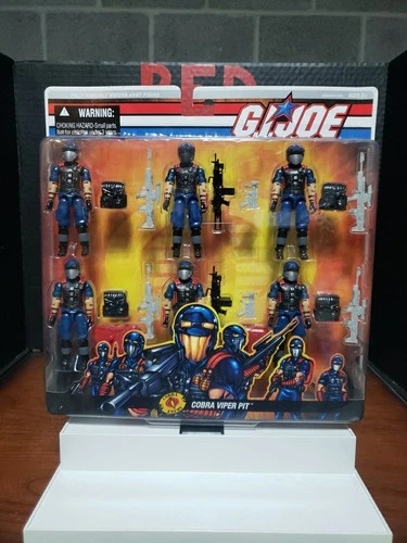 2006 GI JOE Cobra Viper Pit  6 Pack Set New Army Builder 6 Figures
